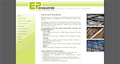 Desktop Screenshot of epbouwadvies.nl